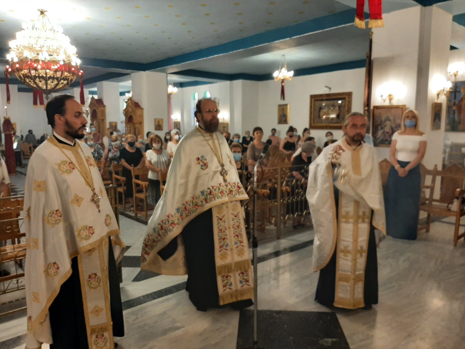 ΠΑΝΗΓΥΡΙΚΟΣ ΕΣΠΕΡΙΝΟΣ ΣΤΟ ΜΗΤΡΟΠΟΛΙΤΙΚΟ ΠΑΡΕΚΚΛΗΣΙΟ ΤΟΥ ΑΓΙΟΥ ΠΑΥΛΟΥ ΚΑΡΕΑ